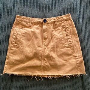 PacSun yellow/gold skirt. Women’s size 27